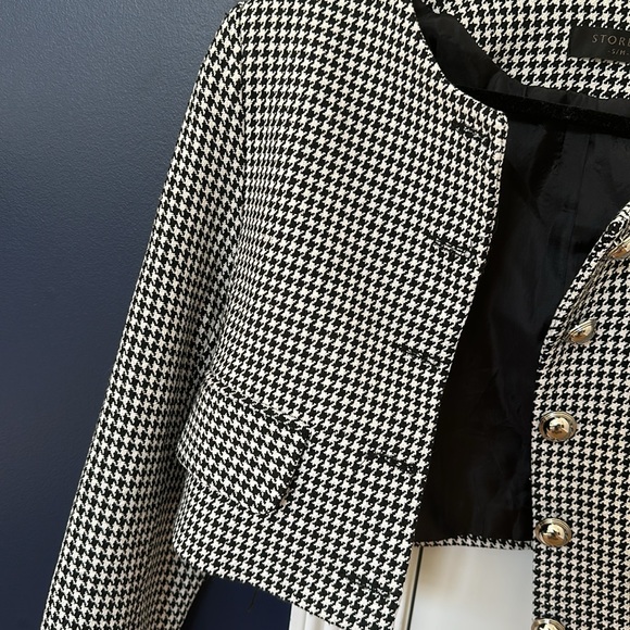 Storets houndstooth cropped jacket - Picture 11 of 15